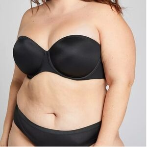 Cacique Lightly Lined Multi-Way Strapless Bra
